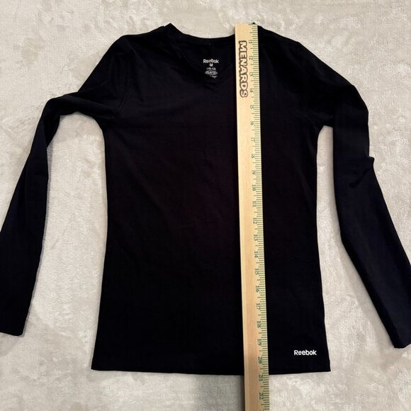 Reebok Black Under Layer Long Sleeve Shirt Boys Size Medium - Picture 5 of 6